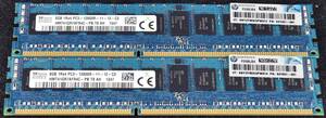 16GB (8GB 2枚組) DDR3 PC3-12800R DDR3-1600 REG 240pin ECC Registered SK-hynix サーバー MacPro向け (管:EDR34 x2s