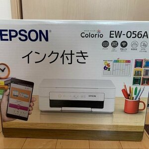 ●EPSON(エプソン) カラリオ EW-056A●A4インクジェット複合機(プリント・コピー・スキャナ)●新品・純正スターターインク付属・保証付き●