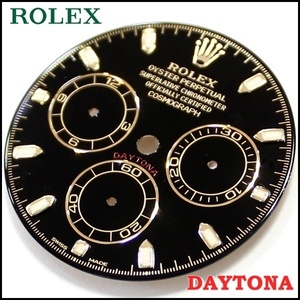 116528 116523 ROLEXデイトナ 純正品 ルミノバ夜光 ダイアル 黒文字盤 DAYTONA　①