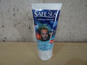 クラゲに刺されない日焼け止め safe sea SPF50 ウォータープルーフ 日焼け止めローション PA++++ 50ml