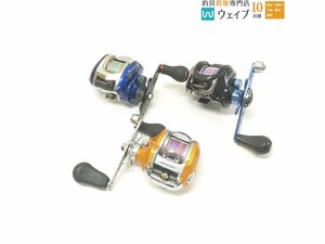 ダイワ スマック 100R、アルファタックル ブルータイガー 船100L 、アブガルシア ブルーマックス船 計3点セット