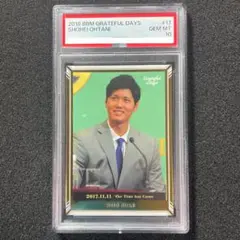 2018 BBM 大谷翔平 Grateful Days メジャー挑戦 PSA10