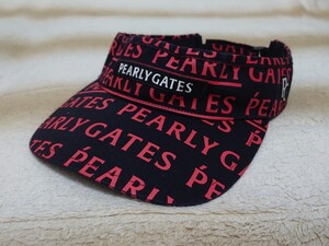 完売品 ☆PEARLYGATES パーリーゲイツメゾンロゴ サンバイザー☆