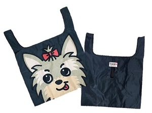 新品★D・O・G★エコバッグ★ヨークシャテリア★小さくたたんでバッグにポン♪★DOG★犬雑貨