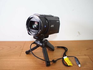 ☆【2T0410-6】 SONY ソニー FDR-AX60 4Kデジタルビデオカメラ HANDYCAM ジャンク