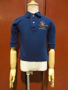 Polo by Ralph Laurenキッズコットンポロシャツ紺size 12M●221211r2-k-plsh古着子供服トップスラルフローレンポロUSA