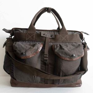 【希少】RRL【Black Camo Messenger Bag】2way バッグ ダブルアールエル 2410371