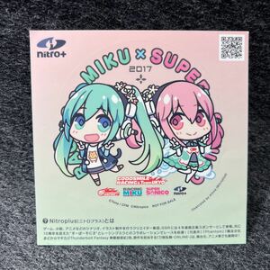 非売品■SUPER GT 2017■ミク×スーパーそに子■レーシングミク■ステッカー■初音ミク■グッドスマイルレーシング■ピットウォーク