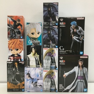 05w07096★1円~ 【フィギュアセット】 BLEACH 黒崎一護 日番谷冬獅郎 朽木白哉 更木剣八 涅マユリ グリムジョー 藍染惣右介 中古品