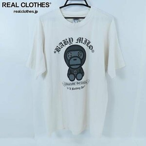 ☆【JPタグ】A BATHING APE×Chrome Hearts/アベイシングエイプ×クロムハーツ マイロ 半袖Tシャツ/L /LPL