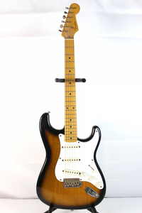 【ト福】Fender フェンダージャパン エレキギター ストラトキャスター ブラウン系 弦楽器 日本製 LCZ01LLL52