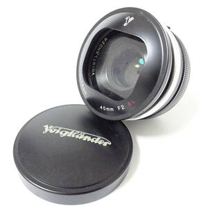 Voigtlander Ultron ウルトロン フォクトレンダー 40mm F2 SL カメラレンズ 動作未確認 ジャンク品 60サイズ発送 KK-2758331-285-mrrz