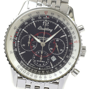 ブライトリング BREITLING A41030 ナビタイマー モンブリラン クロノグラフ 自動巻き メンズ 良品 _842327