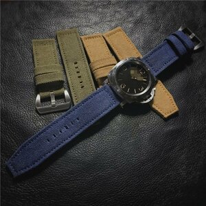 パネライ PANERAI 用 ハンドメイド 防水 発汗 高品質 ナイロン バンド 20 22 24 26