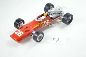 57 Dinky Toys ディンキートイズ 1/43 フェラーリ V12 F1 1422 ミニカー