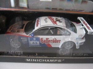 MINICHAMPS　ミニチャンプス　BMW M3 GTR（2001）1/43　新品未使用