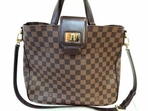 ヴィトン カバ ローズベリー ■ N41177 AR4131 ダミエ 2WAY ハンドバッグ ショルダー肩掛け レディース LOUIS VUITTON □5I6DS