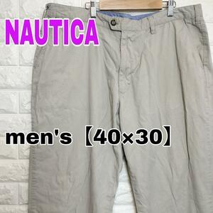 B168【NAUTICA】チノパン 薄地【メンズ40×30】