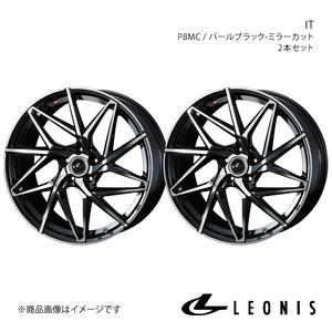 LEONIS/IT セレナ C28 4WD アルミホイール2本セット【16×6.5J 5-114.3 INSET40 PBMC】0040579×2