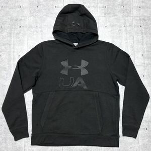 UNDER ARMOUR COLDGEAR フーディー スウェット パーカー　　ビッグロゴ デカロゴ 裏起毛 アンダーアーマー 裏起毛 THREADBORNE 早3565