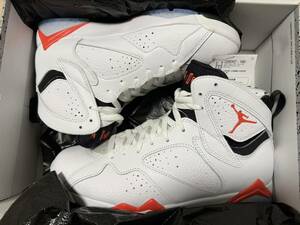 Nike Air Jordan 7 Retro White Infrared 27.0cm CU9307-160 ナイキ エアジョーダン スニーカー