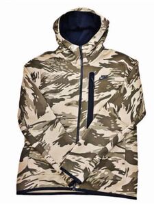  ナイキTECH FLEECE FULLZIP HOODIE CAMO CU4492-342 テックフリース パーカー フーディ カモフラ 迷彩 総柄 サイズ M