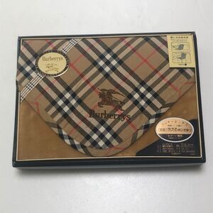 激レア/廃盤【送料無料】 BURBERRY/Burberrys/正規品/新品未使用/ビッグサイズ/綿ひざ掛け/膝掛け/冬/高級シール織り/シルキータッチ(Y289)