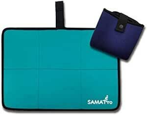 SAUNOI 折り畳みサウナマット SAMATTO（サマット） (エメラルド×ネイビー