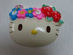 お面　ハローキティ　イチゴ飾り　キティー　日焼けあり　長期保管品　2009年　サンリオ　sanrio　おめん