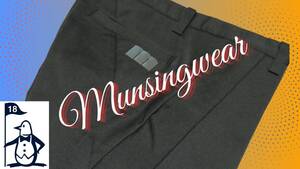 KMG22★秋冬★Munsingwear★マンシングウェア★『ENVOY/エンボイ』MOTION3D吸汗ストレッチテーパードパンツ★96/BK 