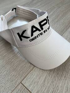 ◆ Kappa GOLF (カッパ)サンバイザー　白