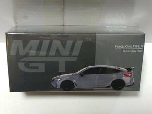 MINI GT 1/64 ホンダ シビック Type R 2023 ソニックグレーパール 右ハンドル MGT00695