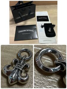 インボイス原本 クロムハーツ BS フレア チャーム Chrome Hearts BS FLUER pendant charm necklace ネックレス ペンダント キーホルダー