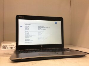 ジャンク/ HP HP EliteBook 820 G3 Intel Core i3-6100U メモリ8.19GB SSD256.06GB 【G17565】