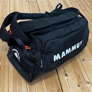 ◆美品◆MAMMUT マムート ダッフルバッグ 【 CARGON 40 】鞄 キャンプ アウトドア BBQ 旅行 スポーツ 登山 mc01070249