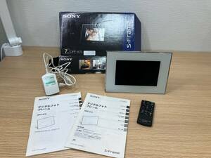 15419 SONY ソニー デジタル フォトフレーム DPF-X75 稼動品 ※説明と画像をご確認下さい