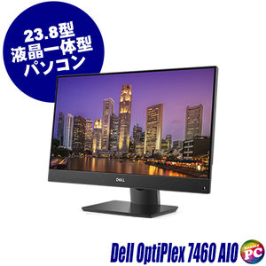 液晶一体型パソコン Dell OptiPlex 7460 AIO(All-In-One) 中古デスクトップPC WPS Office搭載 Windows11-Pro メモリ8GB SSD256GB Core i5