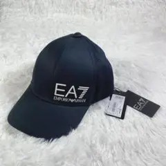 EMPORIO ARMANI アルマーニ キャップ 帽子 EA7 ロゴ ブルー