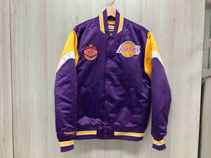 mitchell&ness hardwood classic NBA LAKERS スタジャン 表記サイズ M パープル