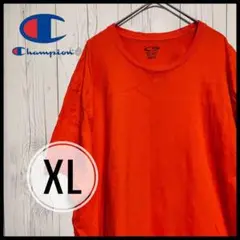 ◆ Champion ◆ チャンピオン Tシャツ オレンジ オーバーサイズ XL