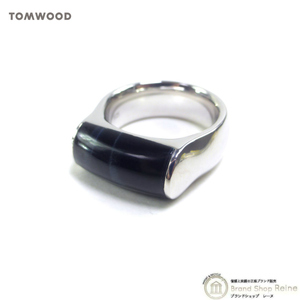 トムウッド （TOM WOOD） Crest Ring クレスト リング ブルーホークアイ リング シルバー 925 指輪 #56 16号 101219（新品）