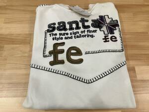 santafe サンタフェ刺繍パッチワークトレーナーサイズ50廃棄品