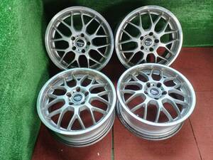 ★埼玉発●PIAA　ROZZA　MOTOR　SPOKTS●17×7JJ●PCD114.3●5穴●ハブ径72㎜●４本★