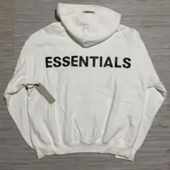 【新品】ESSENTIALS エッセンシャルズ パーカー ホワイト Lサイズ