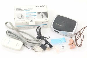 【2点】補聴器 まとめ オムロン OMRON AK-22 イヤメイトデジタル RESOUND LS71TC-DW-HP 動作未確認 現状品 ジャンク 5893-Y