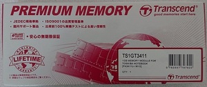 ノートＰＣ用メモリ DDR2 PC2-4200 1GB（TS1GT3411）Transcend