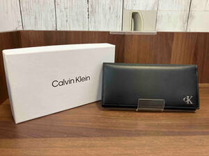 calvin klein カルバンクラインブラック 箱 未使用 31KJ190001 長財布