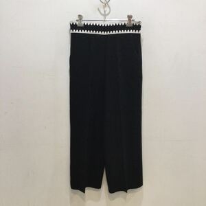 RED VALENTINO レッドヴァレンティノ 0000046129 01 QR0RB1G52EU pants パンツ BLACK ブラック 刺繍 サイズ38 XSサイズ 623664