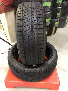 ●2729●BSブリザック215/45r18 2本セット2019年製造9.9分山新品時のヒゲ付きほぼ新品溝