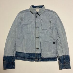 DIESEL デニム 切替 シャツジャケット